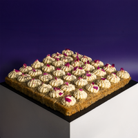 Square Lemon Poppyseed Cake Bites 9 Inch (1kg)