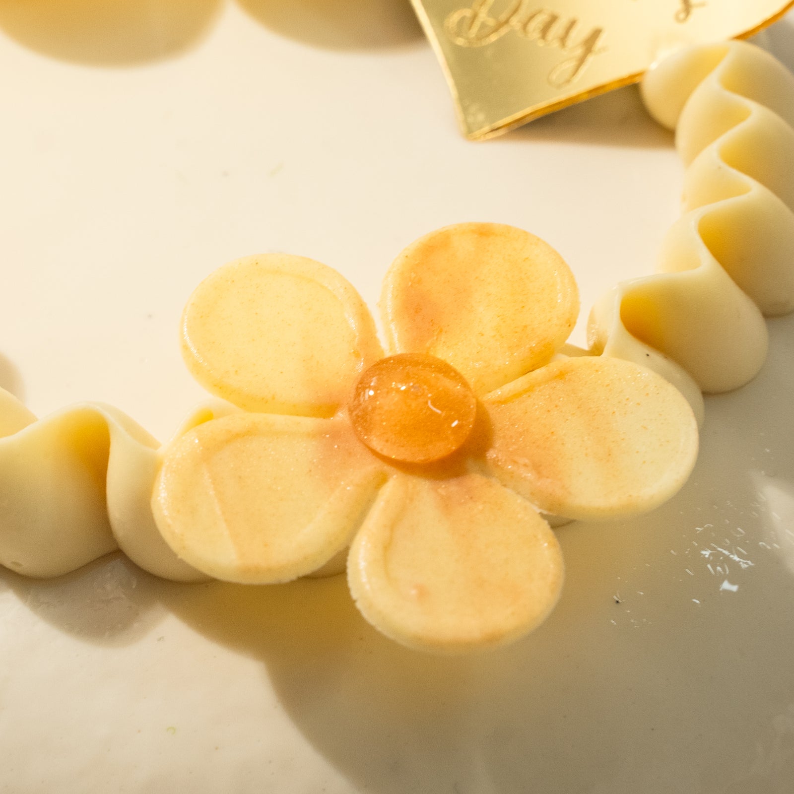 Vanilla Mirror Glaze Entremet
