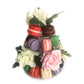 Assorted Macarons & Flower Tower