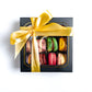 Assorted Macarons - Macaron & Flower Gift Box