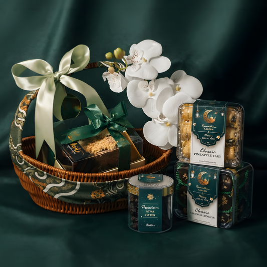 Raya Hamper (Medium) – Kuih, Ajwa Dates & Pistachio Kunafa