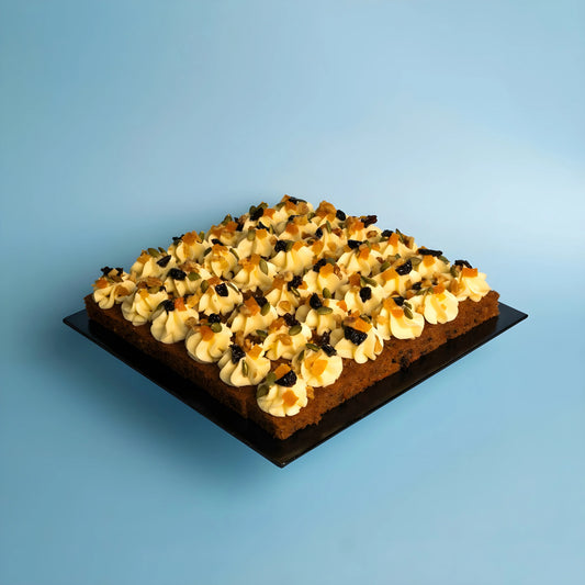 Square Sourdough Carrot Walnut Cake Bites 9 Inch (1.2kg)