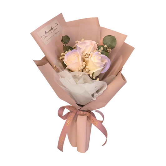 Aurora Rosey Soap Flower Bouquet