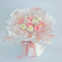 Ballerina Soap Rose Flower Bouquet
