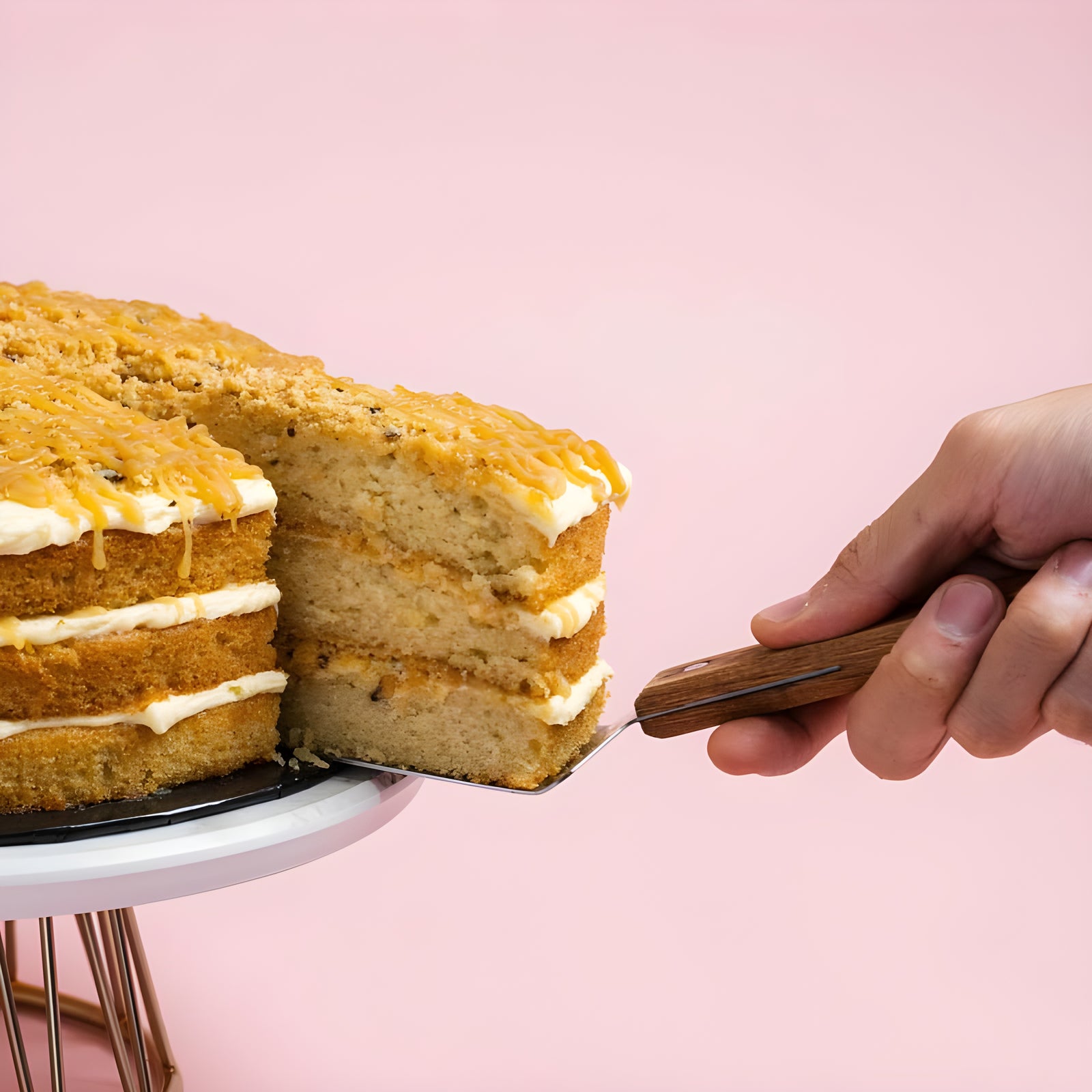 Butterscotch Cookies Cake