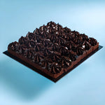 Square Ultimate Chocolate Cake Bites 9 Inch (1.2kg)