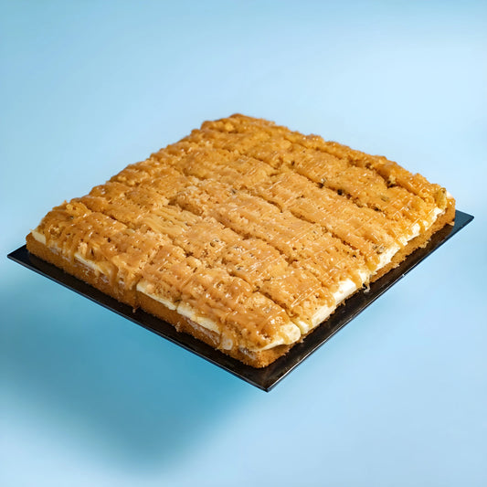 Square Butterscotch Cookies Bites 9 Inch (1.2kg)