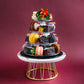 Macaron Tower with Brownies