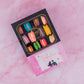 Box of 12 Assorted Macarons Valentine's Bundle